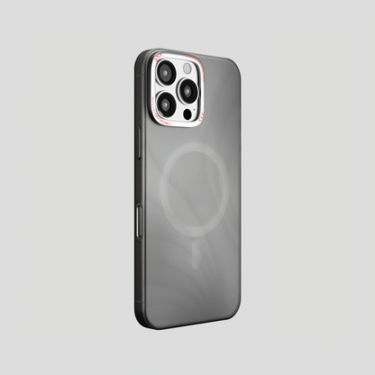 MeteorGlow – Titanium Grey Unique Frosted Finish MagSafe Case for iPhone 16 pro