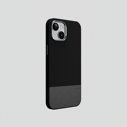 ForgeCraft – Vintage Leather Grip Case for iPhone 15