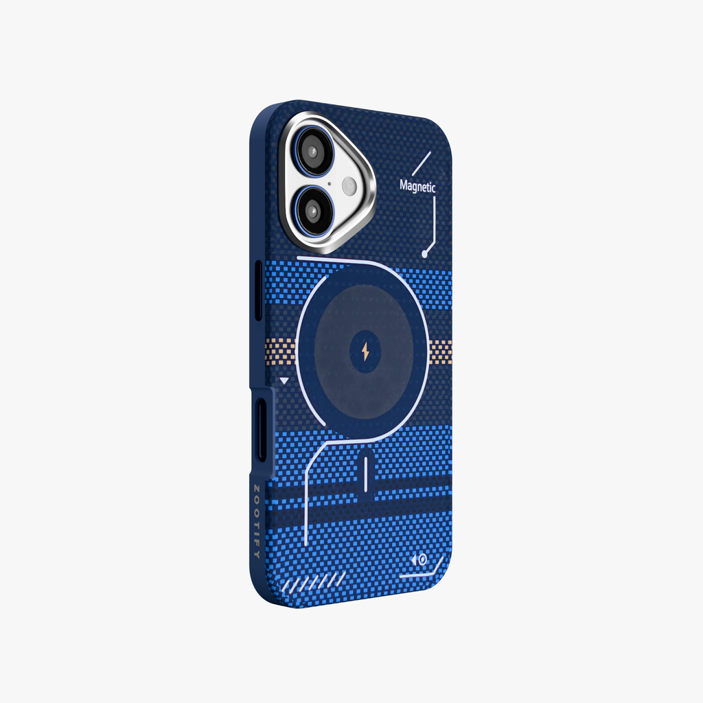 ArtiShell – Blue Detachable Layer Modular MagSafe Case for iPhone 16