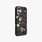 NeoWave – Black Double-layer Print Frosted MagSafe Phone Cover for iPhone 16