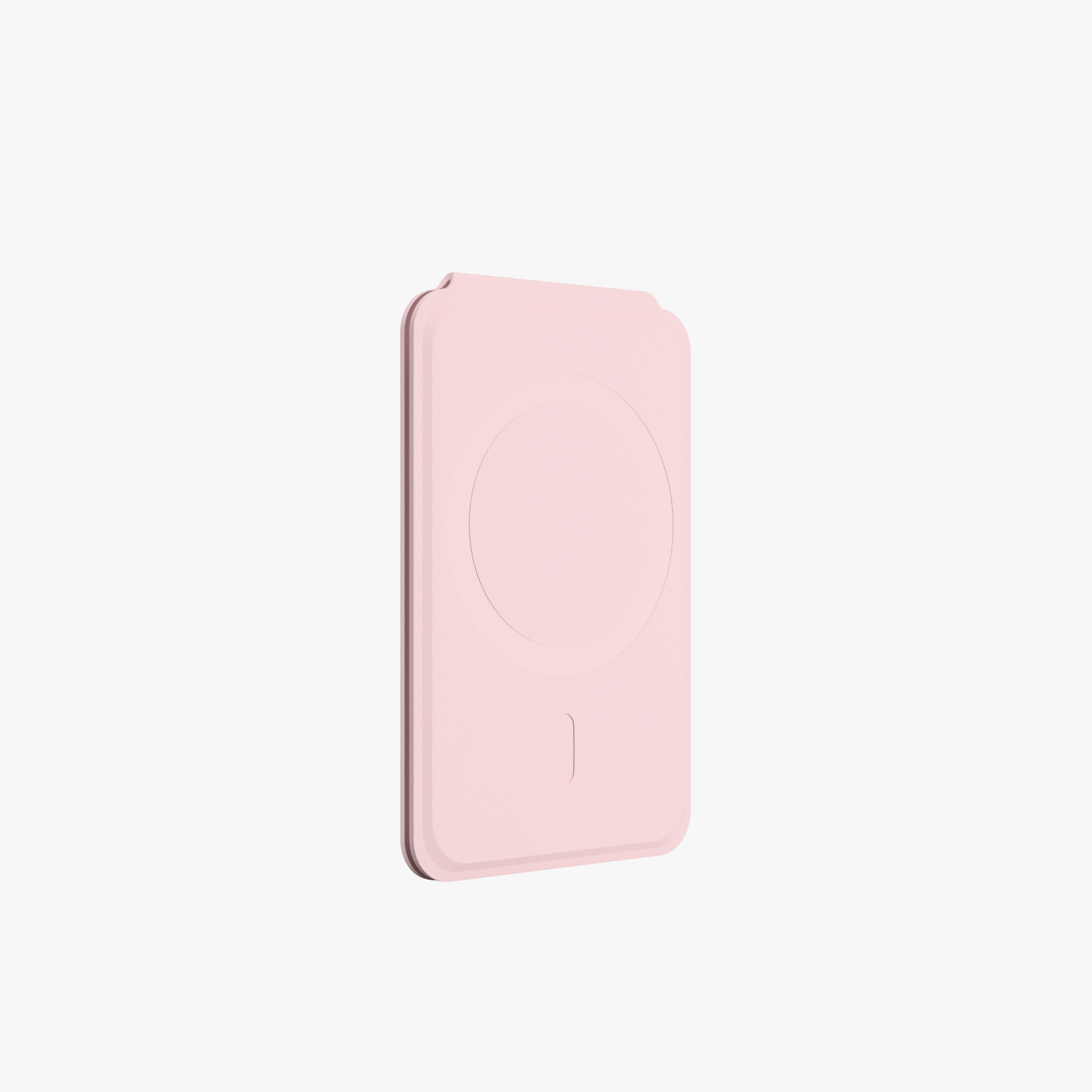 MagSafe Wallet – Pink Premium Leatherite Slim Card Holder with Stand