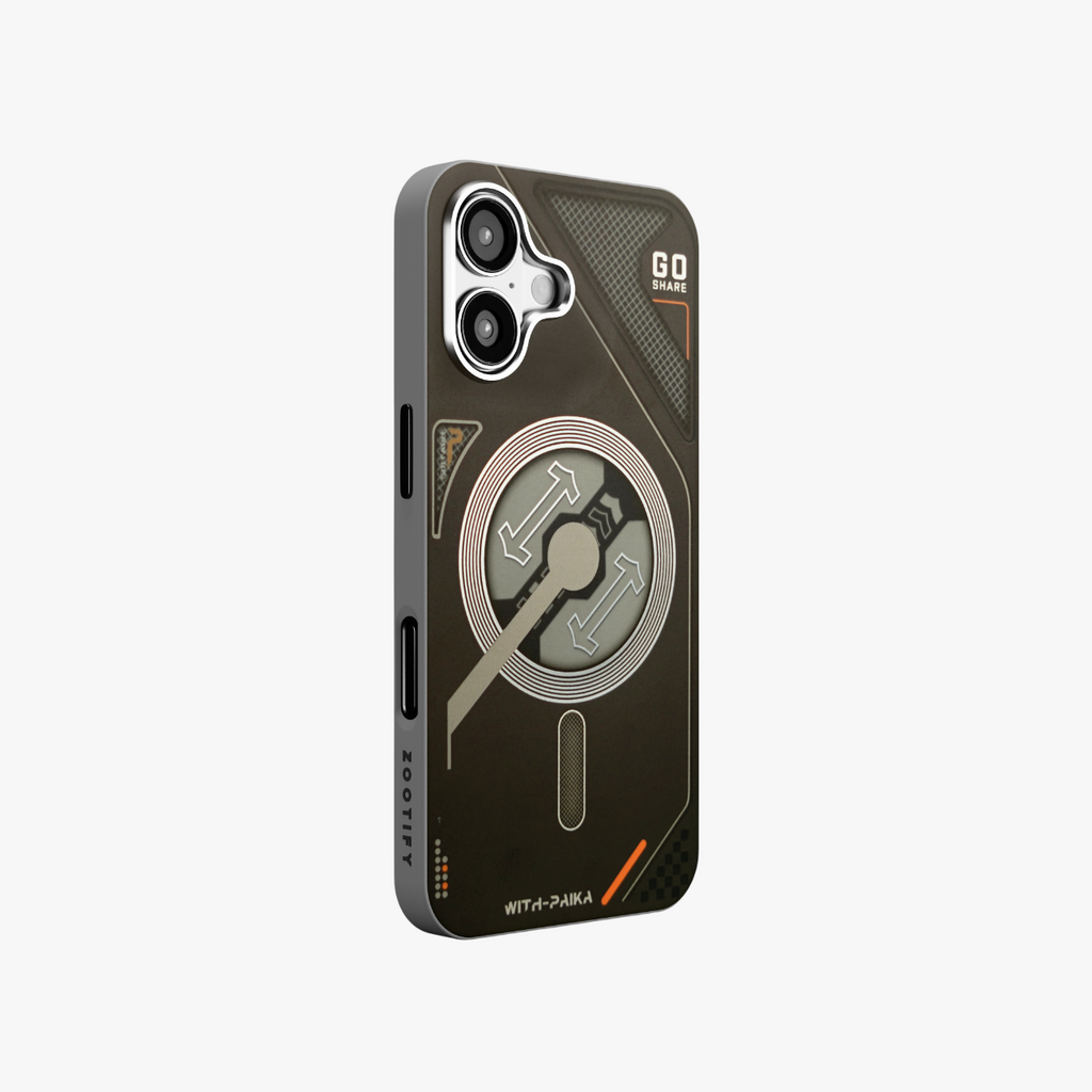 VectorEdge – Black  Modern Aesthetic MagSafe case for iPhone 16