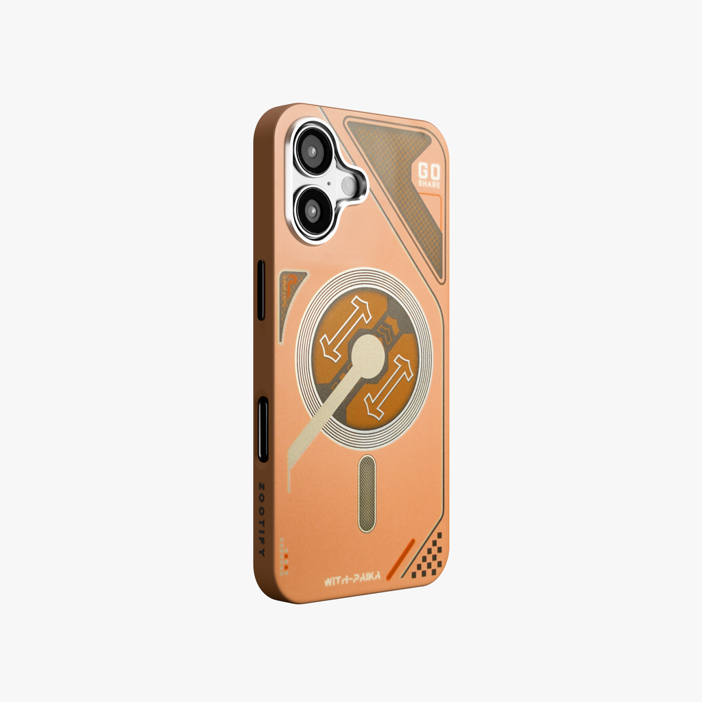 VectorEdge – Brown Modern Aesthetics MagSafe case for iPhone 16