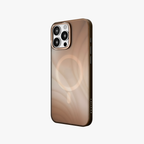MeteorGlow – Brown Unique Frosted Finish MagSafe Case for iPhone 16 pro