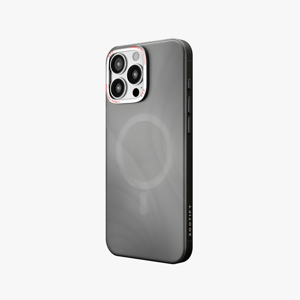 MeteorGlow – Titanium Grey Unique Frosted Finish MagSafe Case for iPhone 16 pro