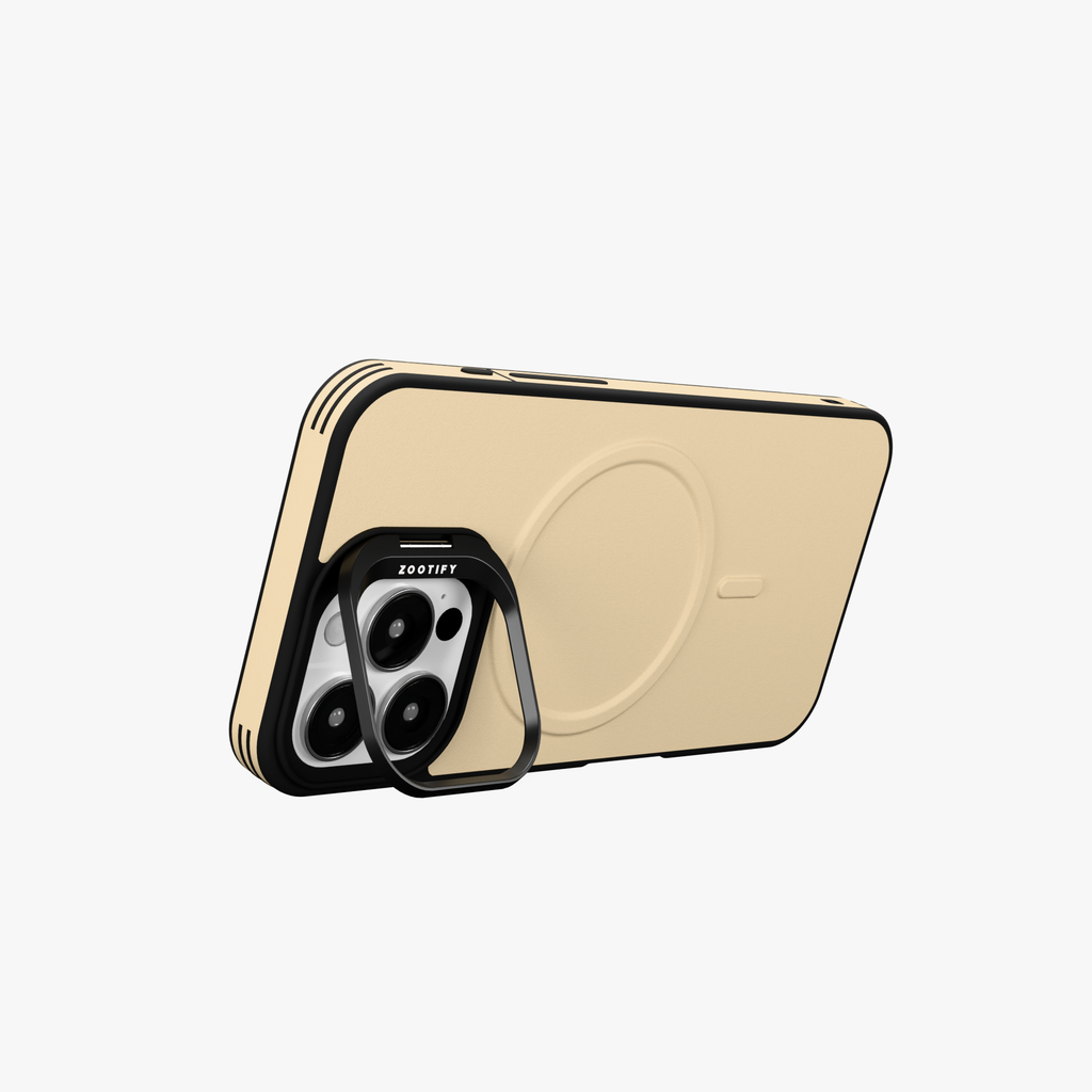 PrimoEdge – Brown Luxe Leather design Magsafe case for iPhone 16 pro