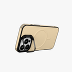 PrimoEdge – Brown Luxe Leather design Magsafe case for iPhone 16 pro
