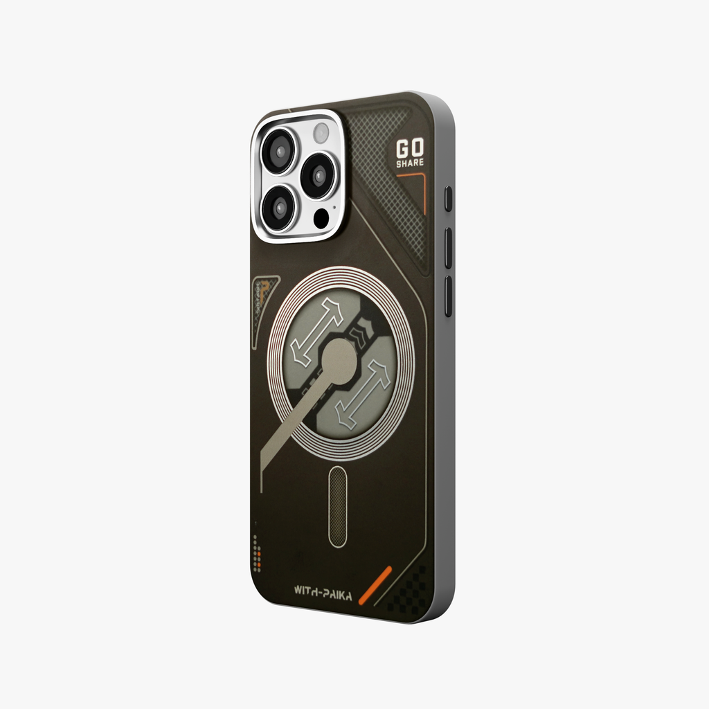 VectorEdge – Black  Modern MagSafe case for iPhone 16 pro