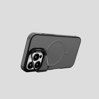 PrimoEdge – Grey Luxe Leather design Magsafe case for iPhone 16 pro