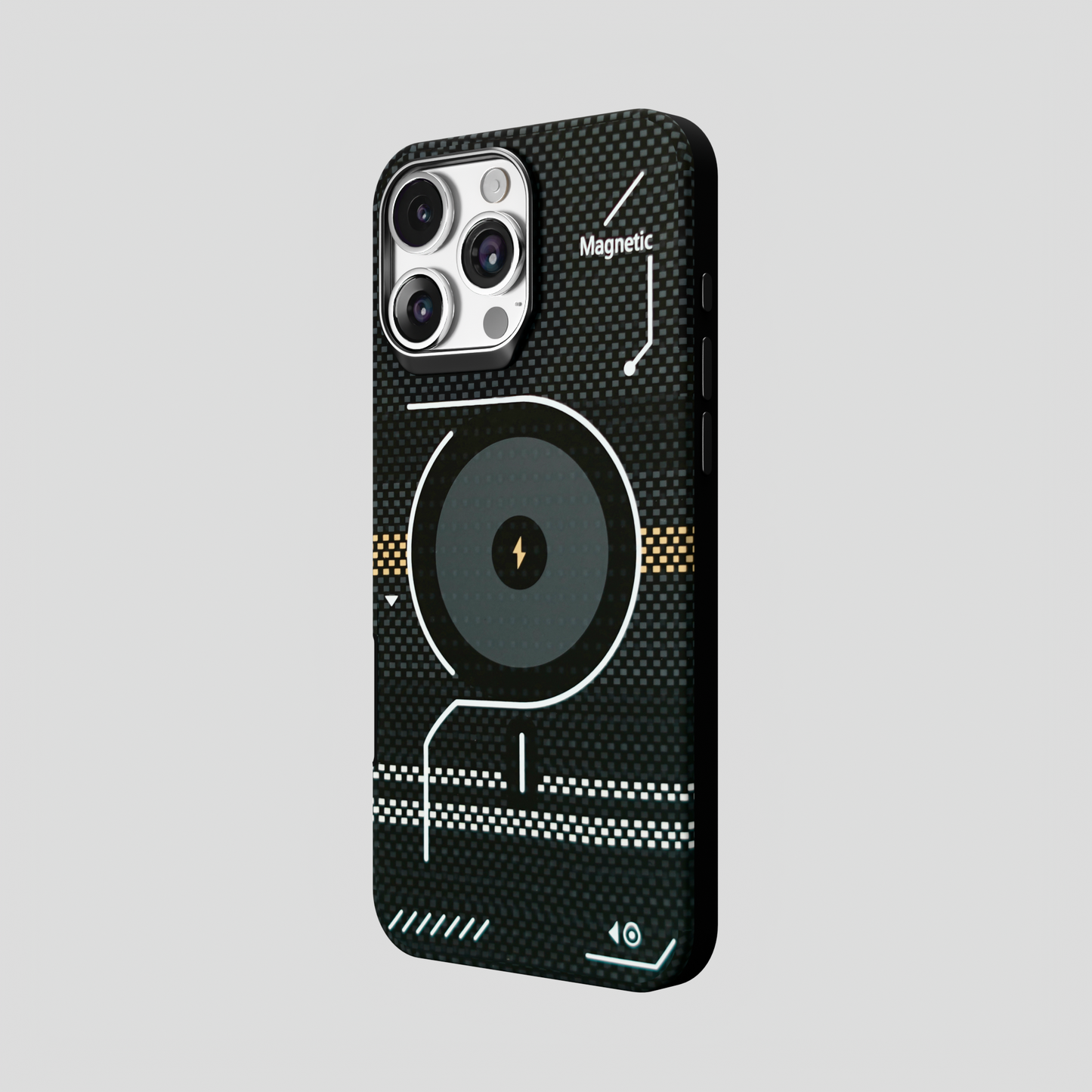 ArtiShell – Black Detachable Layer Modular MagSafe Case for IPhone 16 pro max