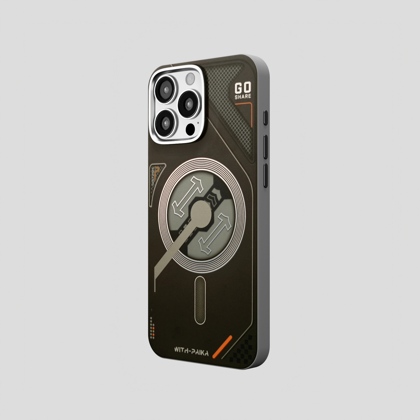 VectorEdge – Black  Modern Magsafe case for iPhone 16 pro