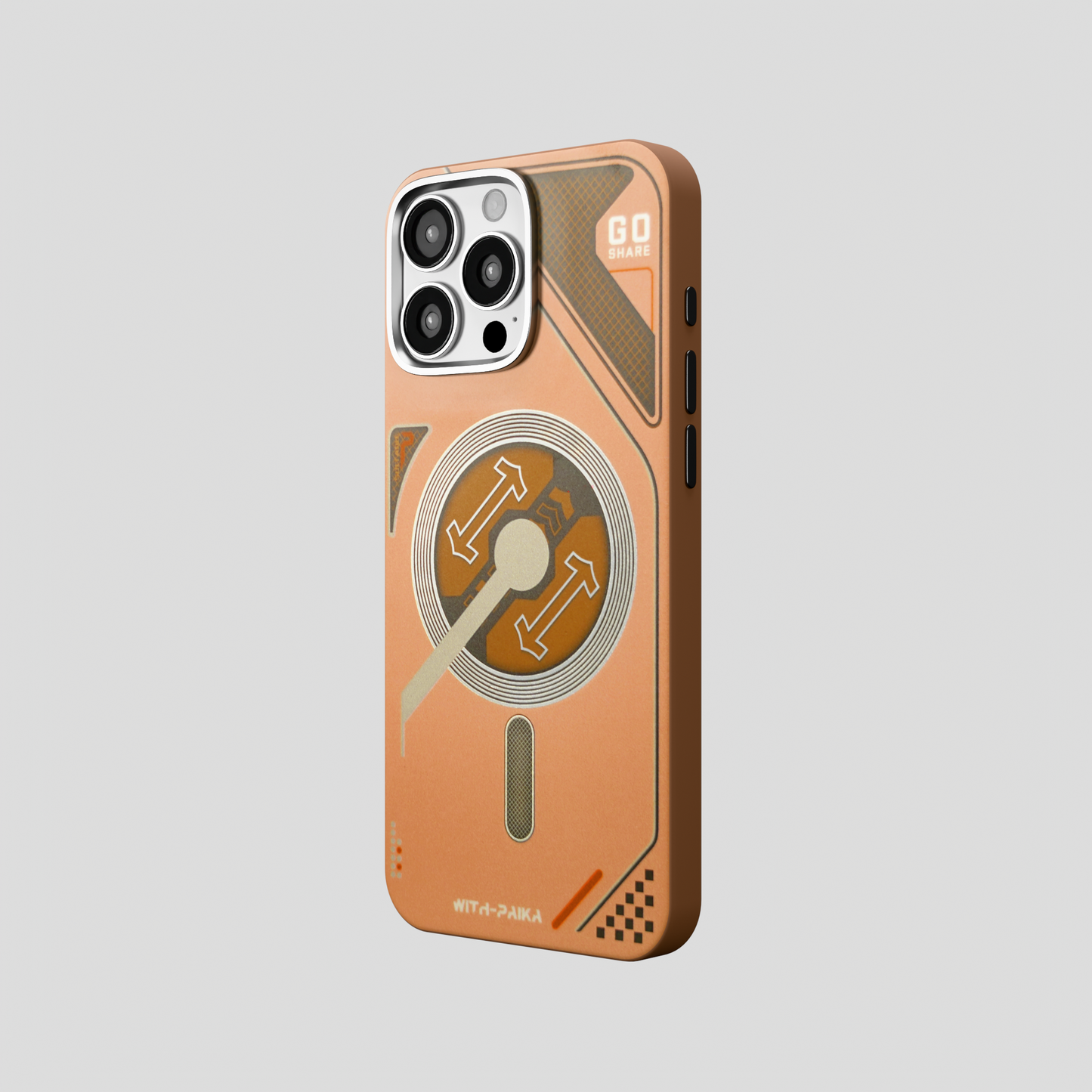 VectorEdge – Brown Modern Magsafe case for iPhone 16 pro