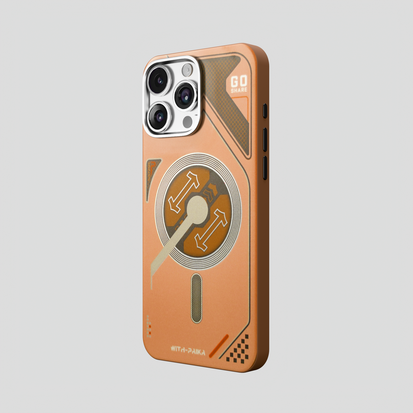 VectorEdge – Brown Modern Aesthetics Magsafe case for iPhone 16 pro max