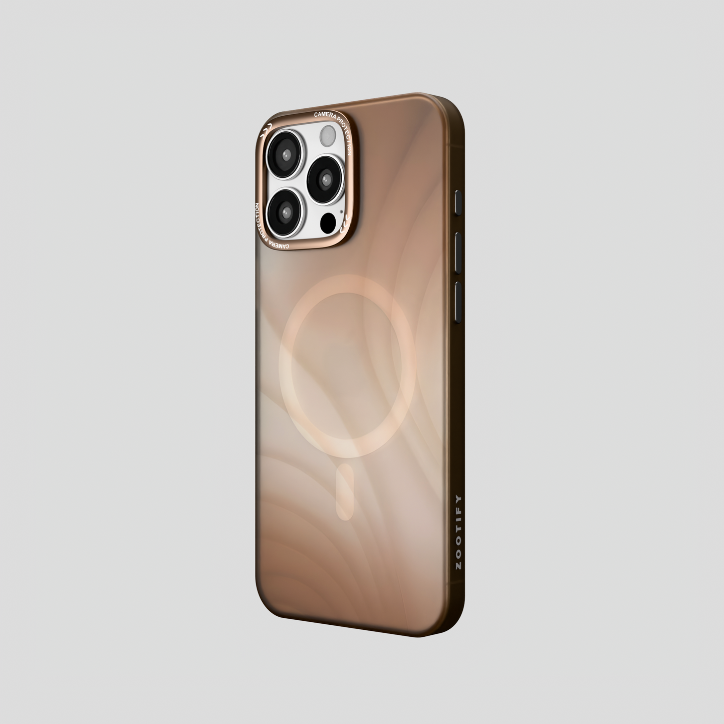 MeteorGlow – Desert Unique Frosted Finish MagSafe Case for iPhone 16 pro