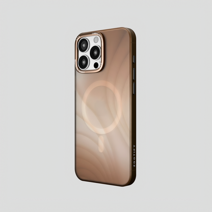 MeteorGlow – Desert Unique Frosted Finish MagSafe Case for iPhone 16 pro