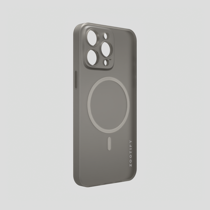 Textura – Grey PaperFeel MagSafe Case for iPhone 15 pro max