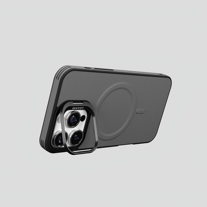 PrimoEdge – Grey Luxe Leather design Magsafe case for iPhone 16 pro max