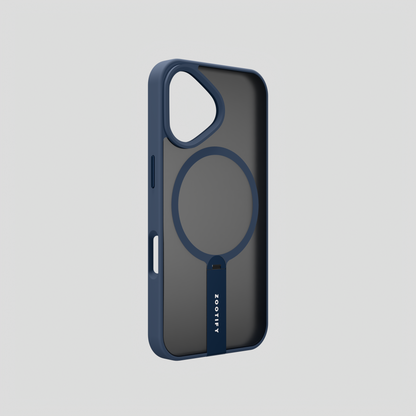 FroStand – Blue Matte MagSafe T-Stand Case for iPhone 16