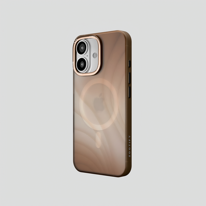 MeteorGlow – Desert Unique Frosted Finish MagSafe Case for iPhone 16