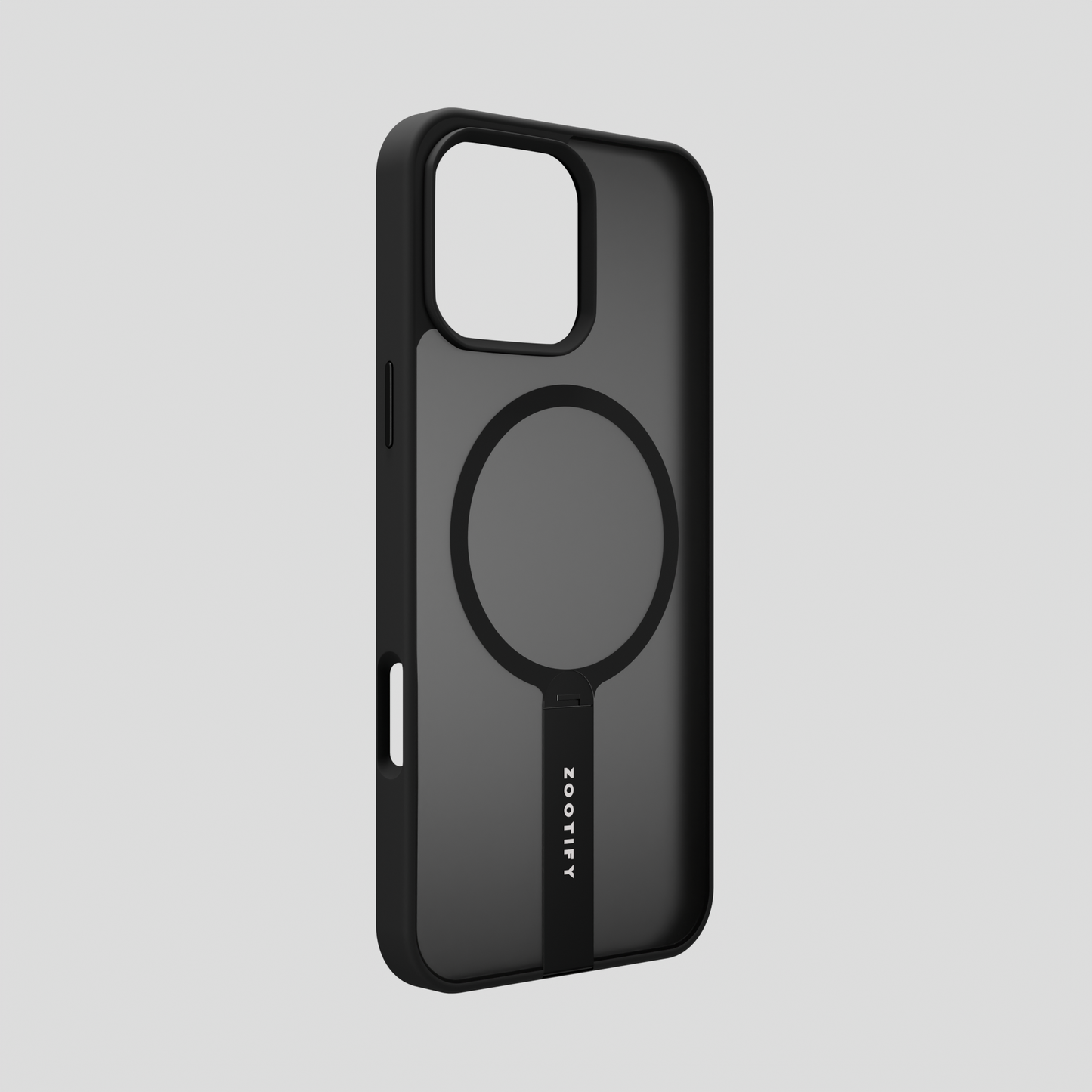 FroStand –  Black Matte MagSafe T-Stand Case for iPhone 16 pro max