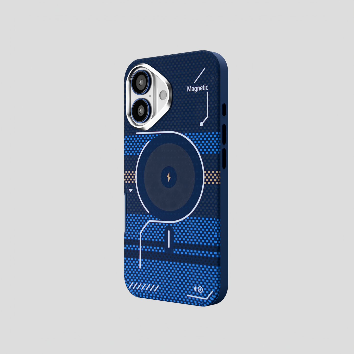 ArtiShell – Blue Detachable Layer Modular MagSafe Case for IPhone 16