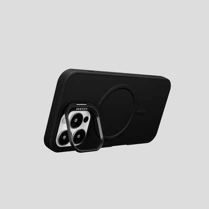 PrimoEdge – Black Luxe Leather design Magsafe case for iPhone 16 pro