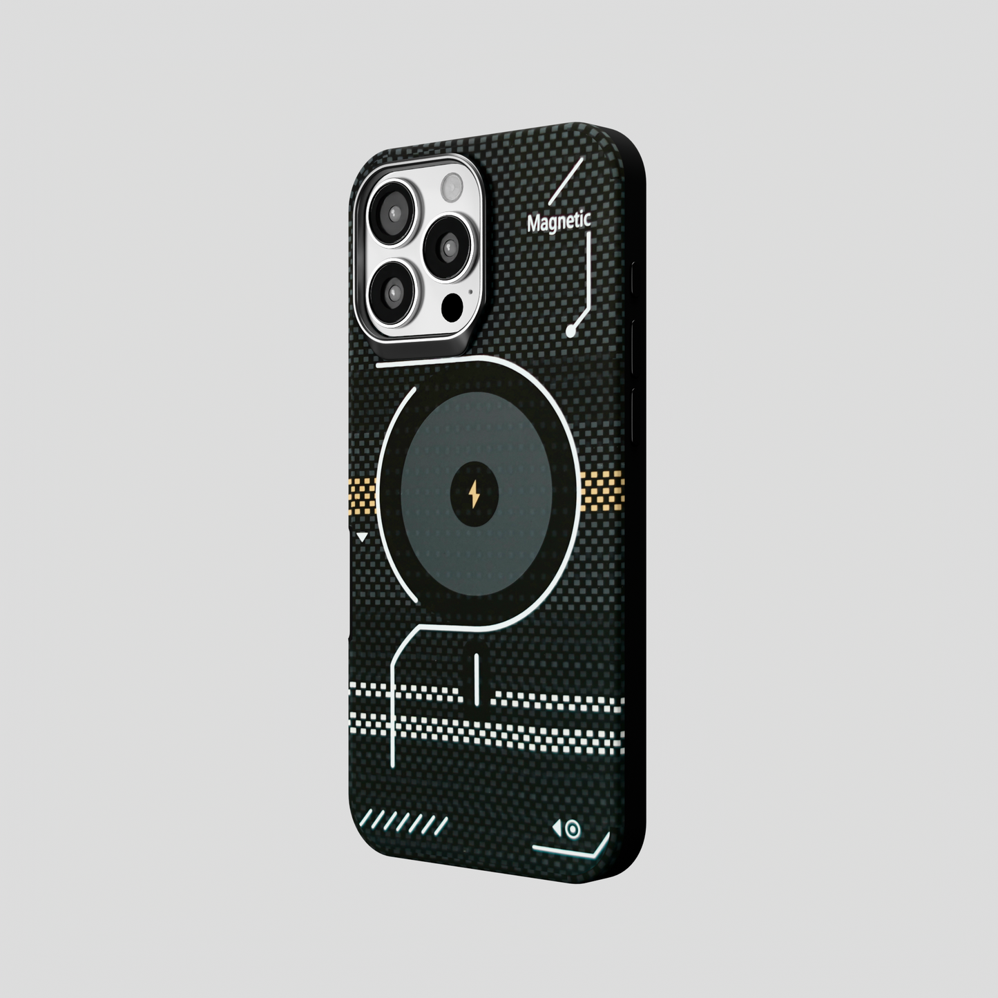 ArtiShell – Black Detachable Layer Modular MagSafe Case for iPhone 16 pro