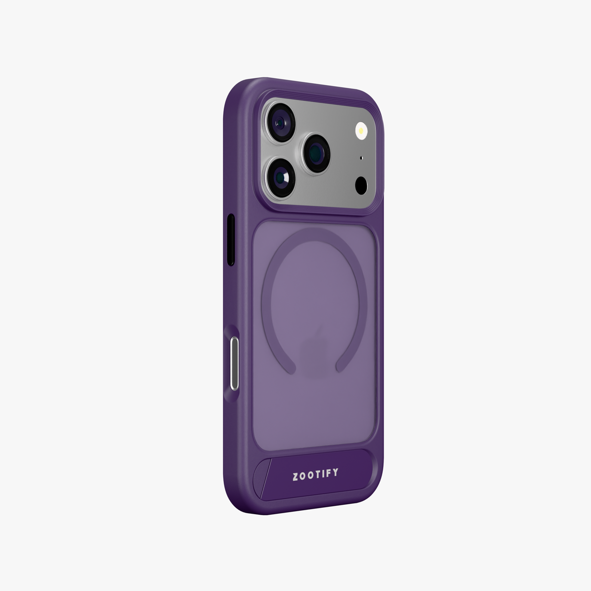 Frostand – Purple Frosted MagSafe Case Cover with Kickstand for iPhone 17 Pro Max