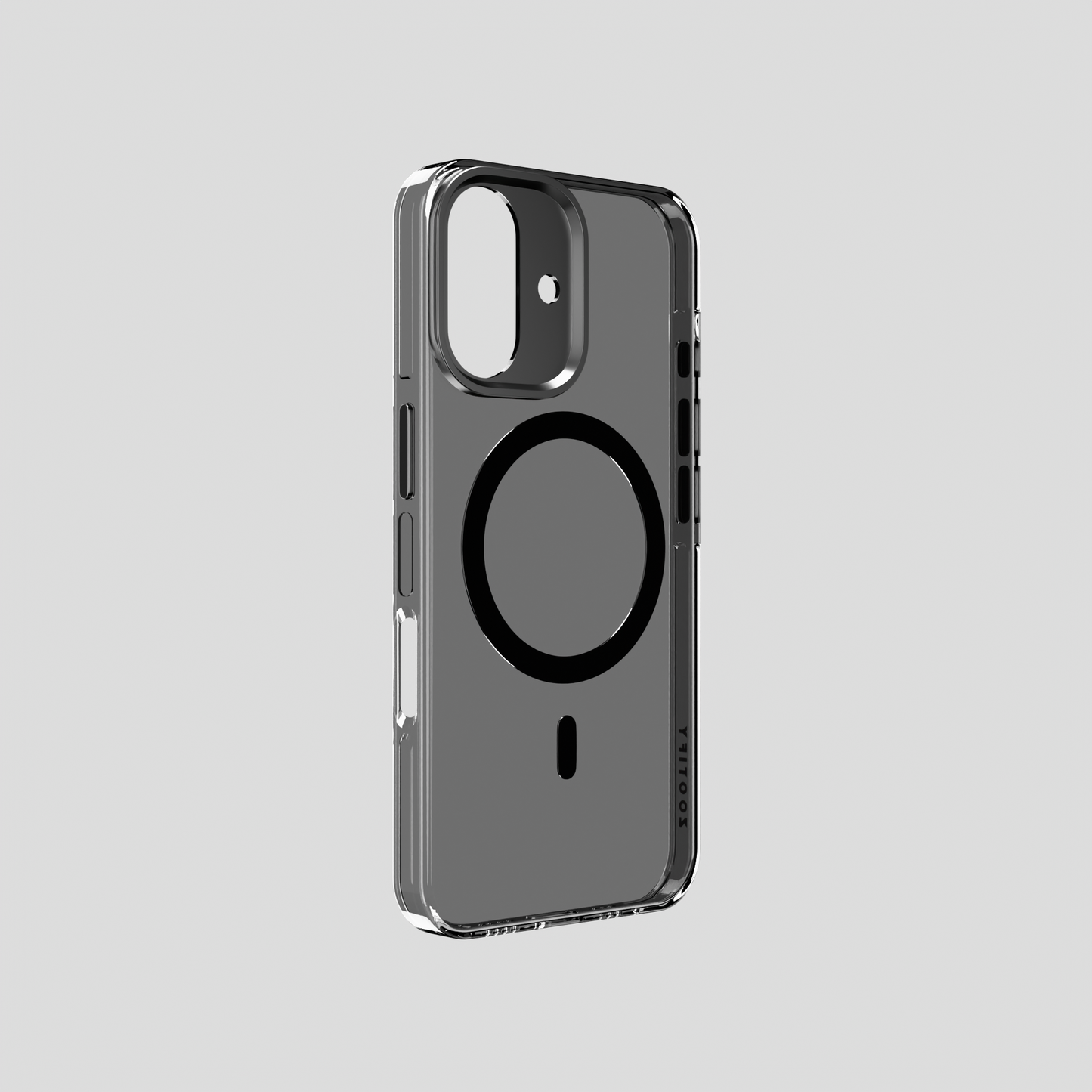 Ironclad Aura –  Smoky MagSafe Transparent Shield Case for iPhone 16