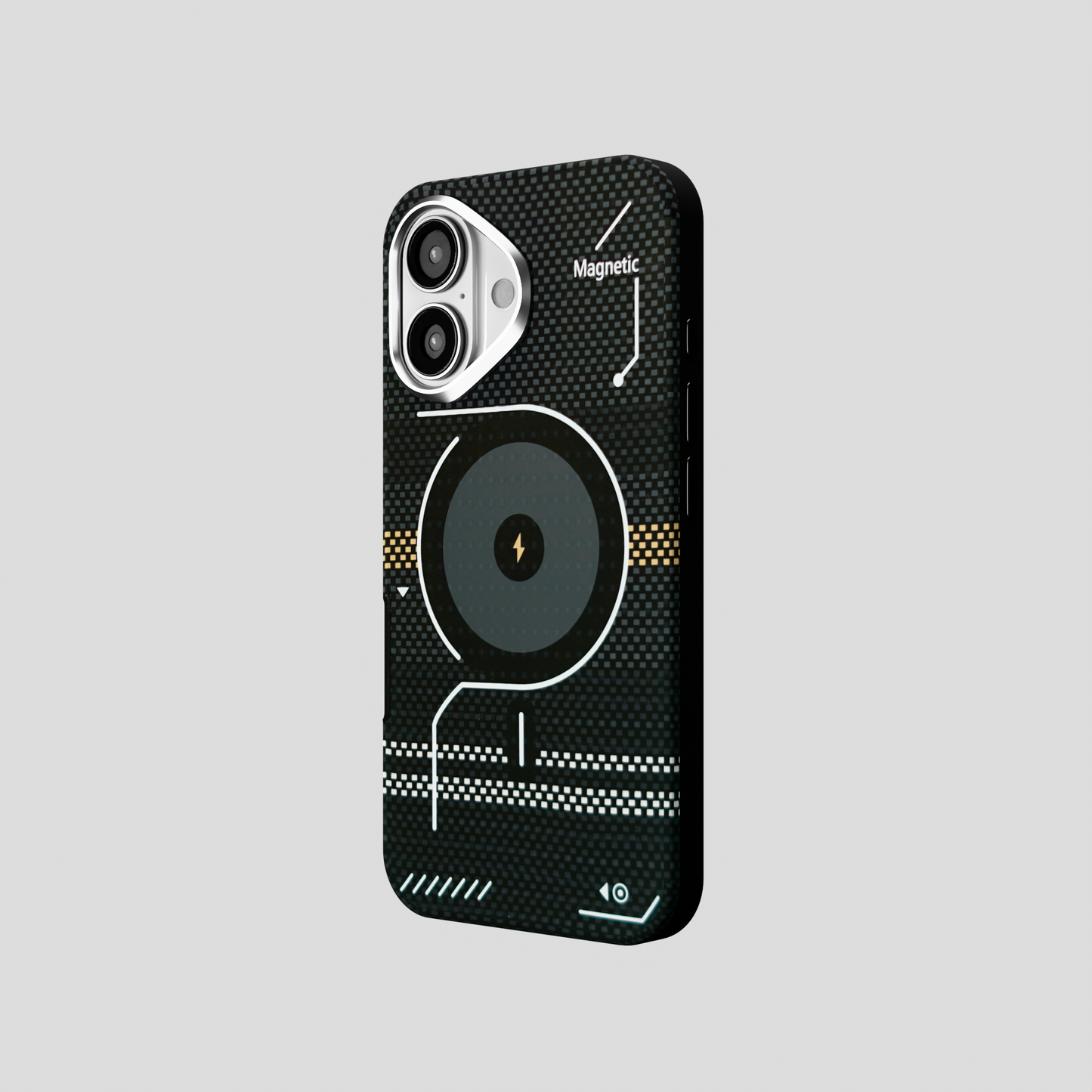 ArtiShell – Black Detachable Layer Modular MagSafe Case for IPhone 16