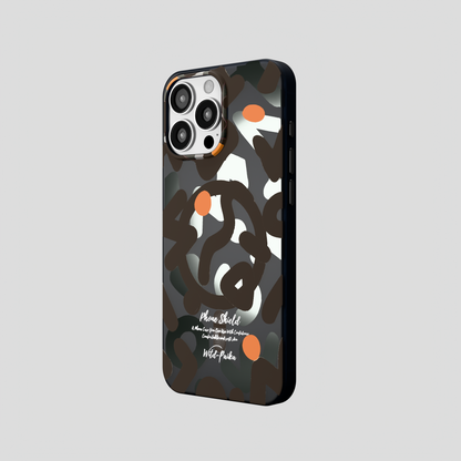 NeoWave –  Black Unique Double layer 3D-Print Frosted MagSafe Case for iPhone 16 pro