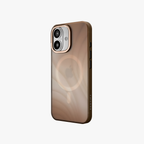 MeteorGlow – Brown Unique Frosted Finish MagSafe Case for iPhone 16