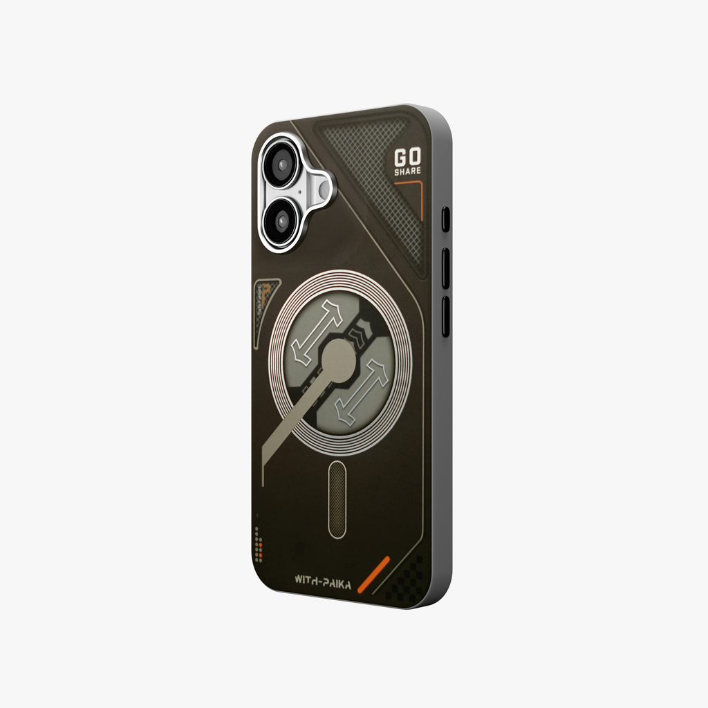 VectorEdge – Black  Modern Aesthetic MagSafe case for iPhone 16