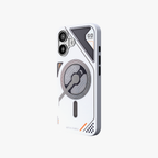 VectorEdge – White Modern Aesthetics MagSafe case for iPhone 16