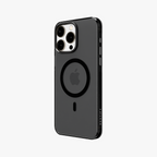 Ironclad Aura – Smokey Grey MagSafe Transparent Shield Case for iPhone 15 pro max