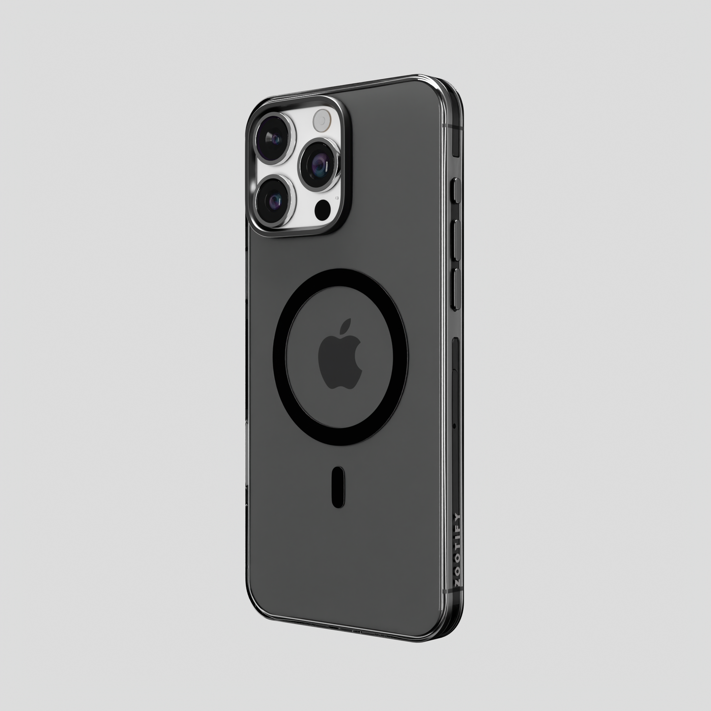 Ironclad Aura – Smoky MagSafe Transparent Shield Case for iPhone 16 pro max