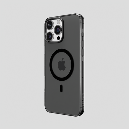 Ironclad Aura – Smoky MagSafe Transparent Shield Case for iPhone 16 pro max