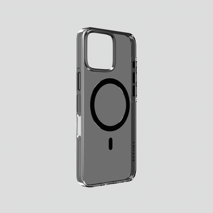 Ironclad Aura – Smoky Grey MagSafe Transparent Shield Case for iphone 16 pro