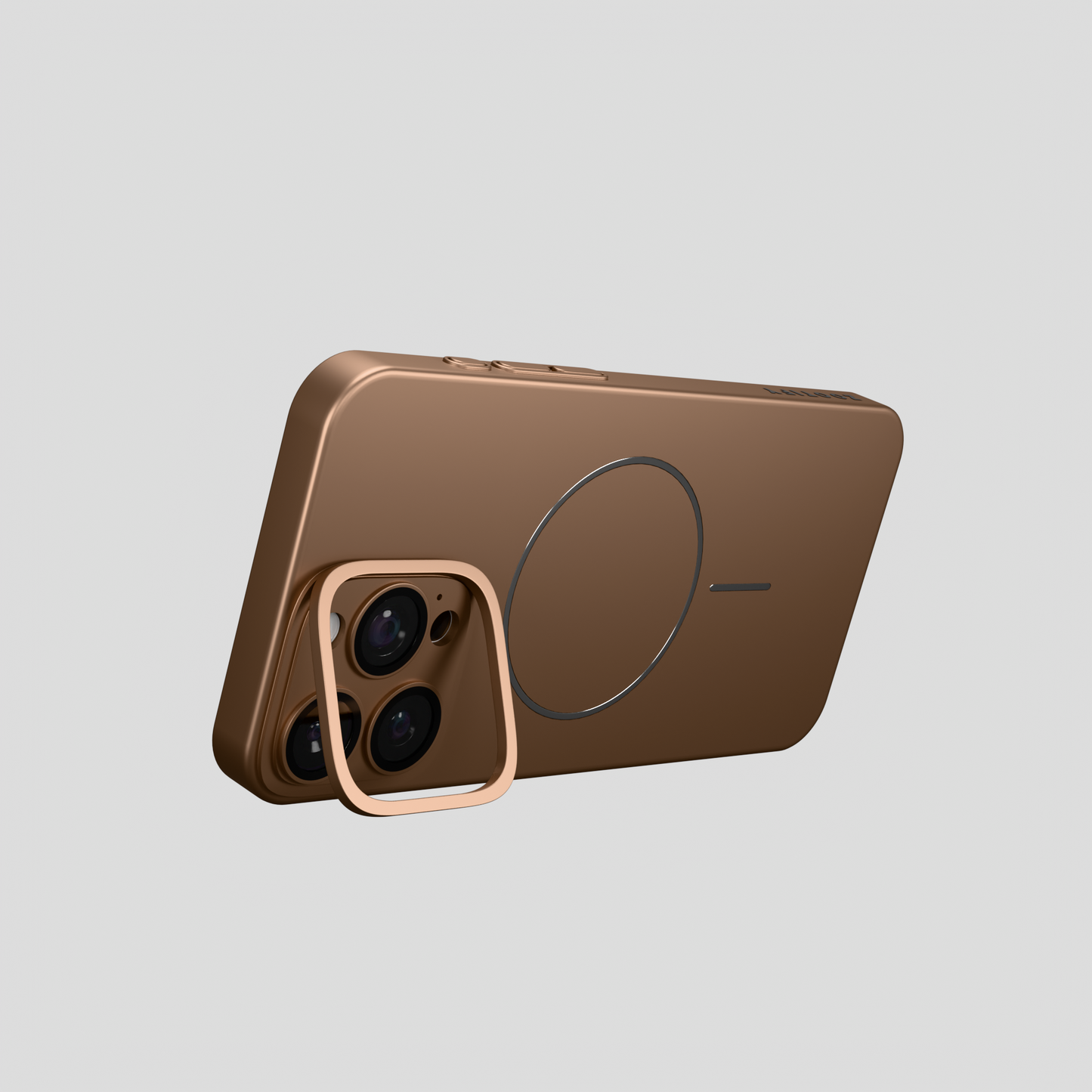 CamSafe – Dessert Minimal phone case with Kickstand & LensGuard for iPhone 16 pro max