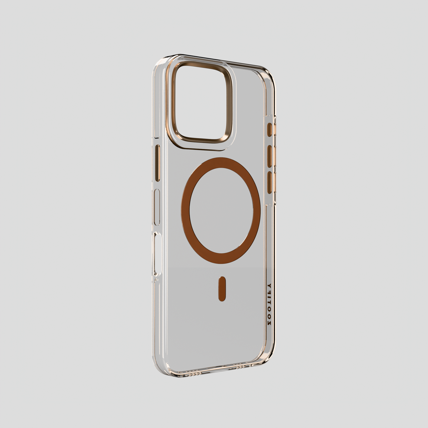 Crystal Flux – Transparent Magnetic Case for iPhone 16 pro