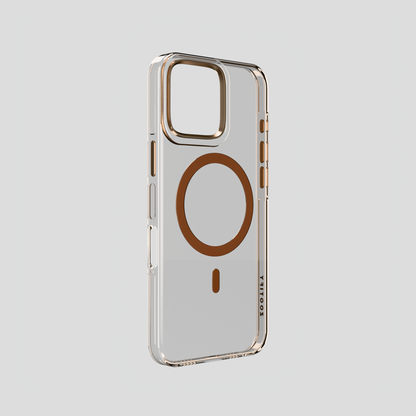 Crystal Flux – Transparent Magnetic Case for iPhone 16 pro