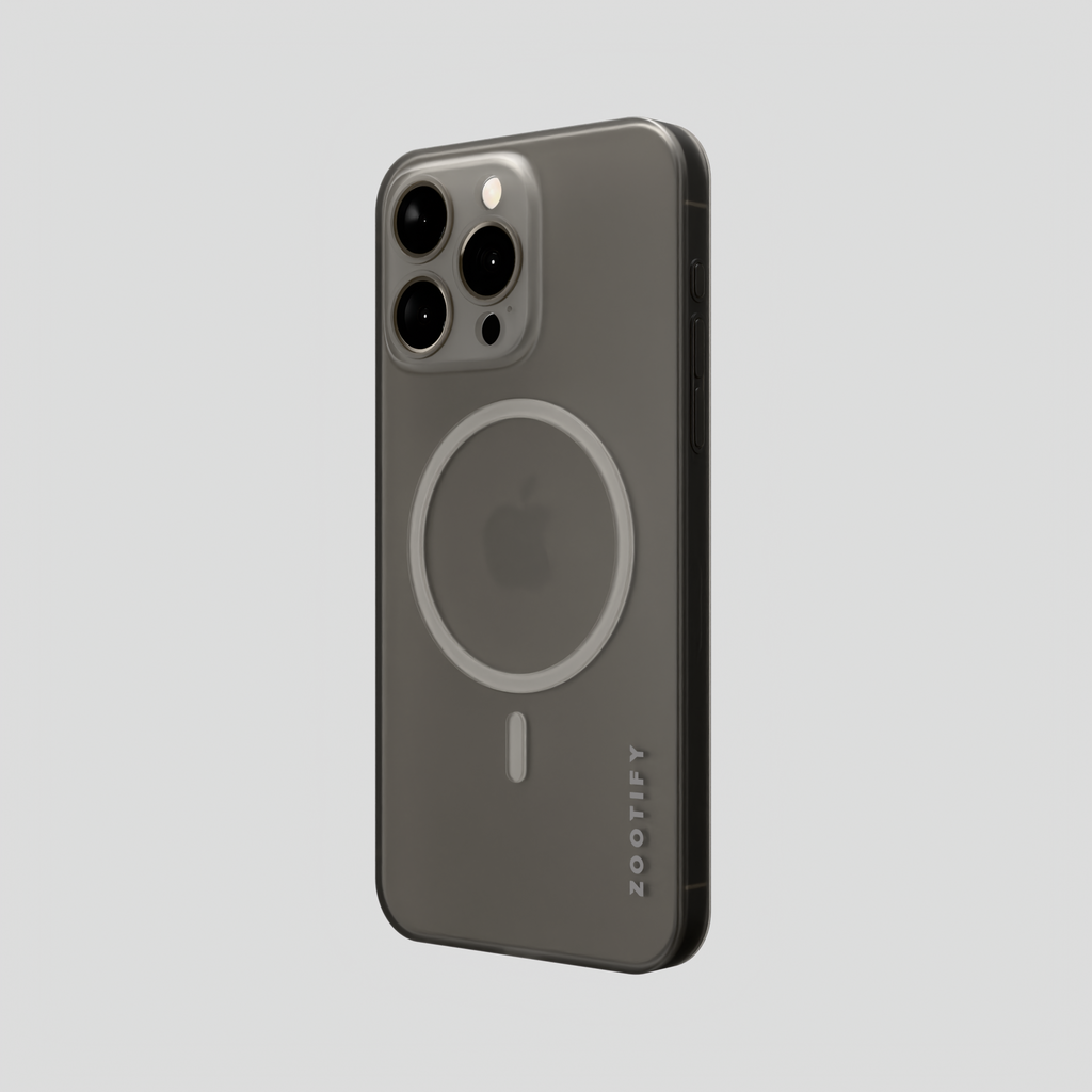 Textura – Grey PaperFeel MagSafe Case for iPhone 15 pro max