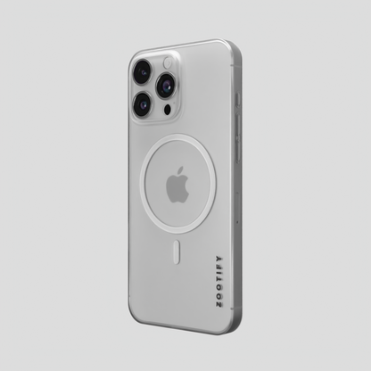 Textura – White PaperFeel MagSafe Case for iPhone 16 pro max