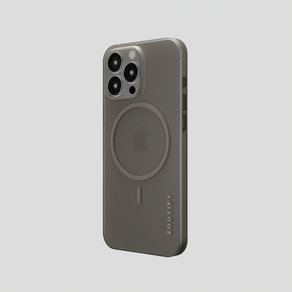 Textura – Titanium Grey PaperFeel MagSafe Case for iPhone 16 pro