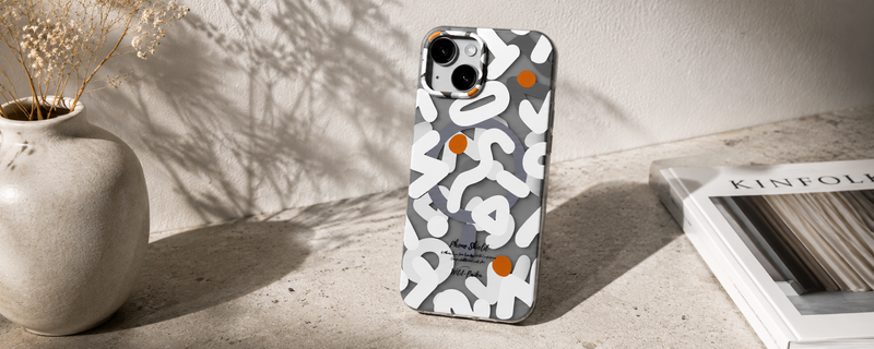 NeoWave – Unique Double-layer Print Frosted MagSafe Phone Cover for iPhone 15 mobile banner 2