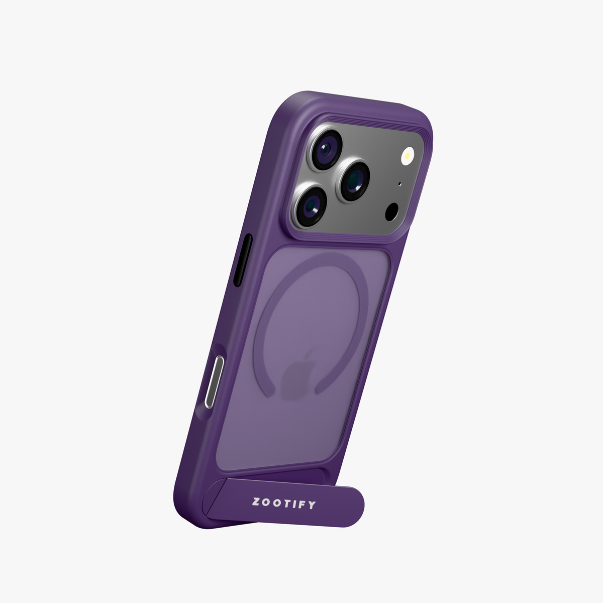 Frostand – Purple Frosted MagSafe Case Cover with Kickstand for iPhone 17 Pro Max