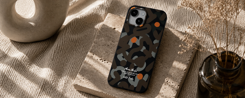 NeoWave – Unique Double-layer Print Frosted MagSafe Phone Cover for iPhone 15 mobile banner 1