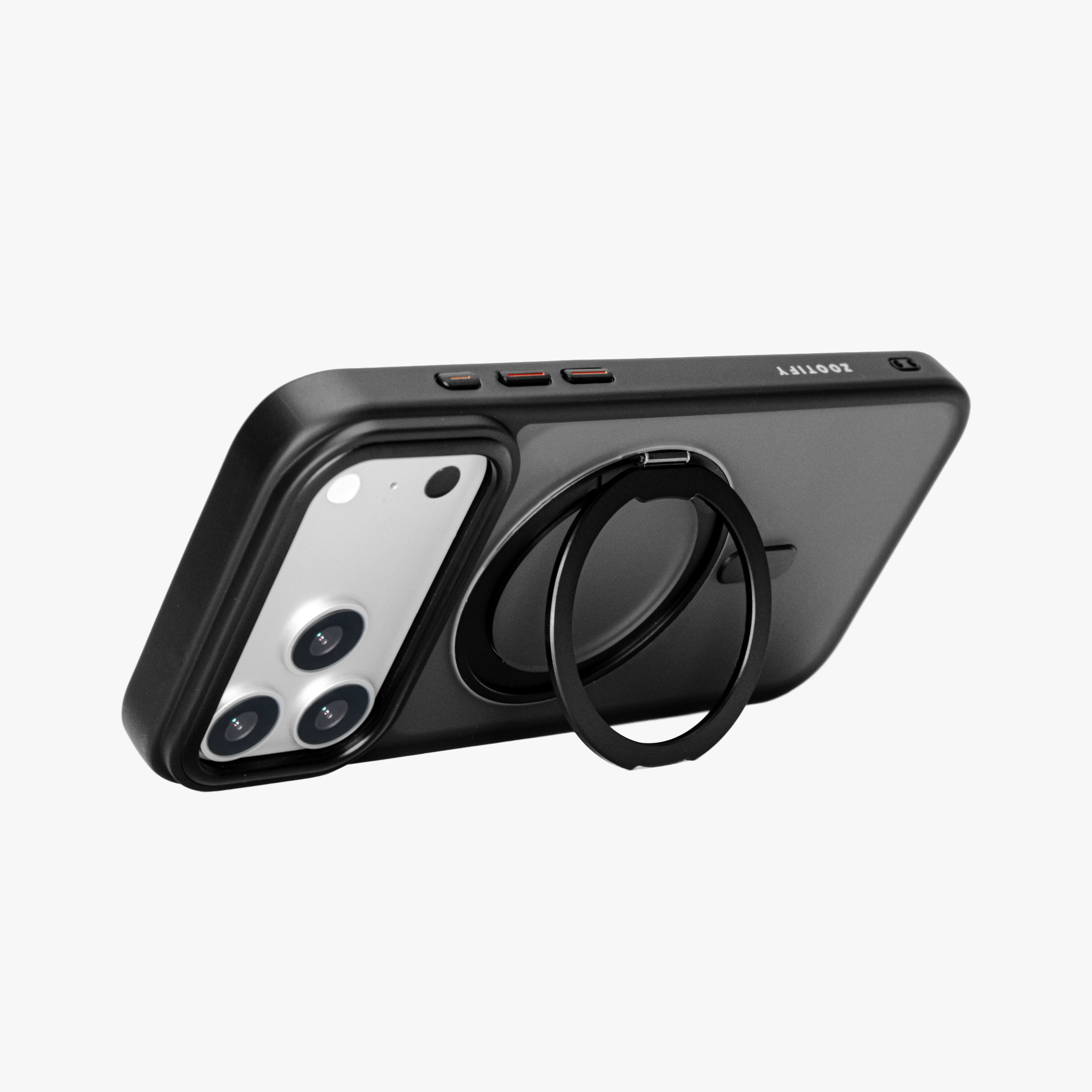 Orbit Grip – Black O-Stand MagSafe case cover for iPhone 17 Pro Max