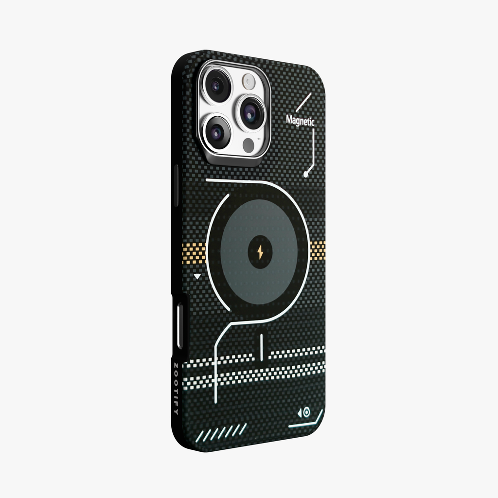 ArtiShell – Black Detachable Layer Modular MagSafe Case for iPhone 16 pro max