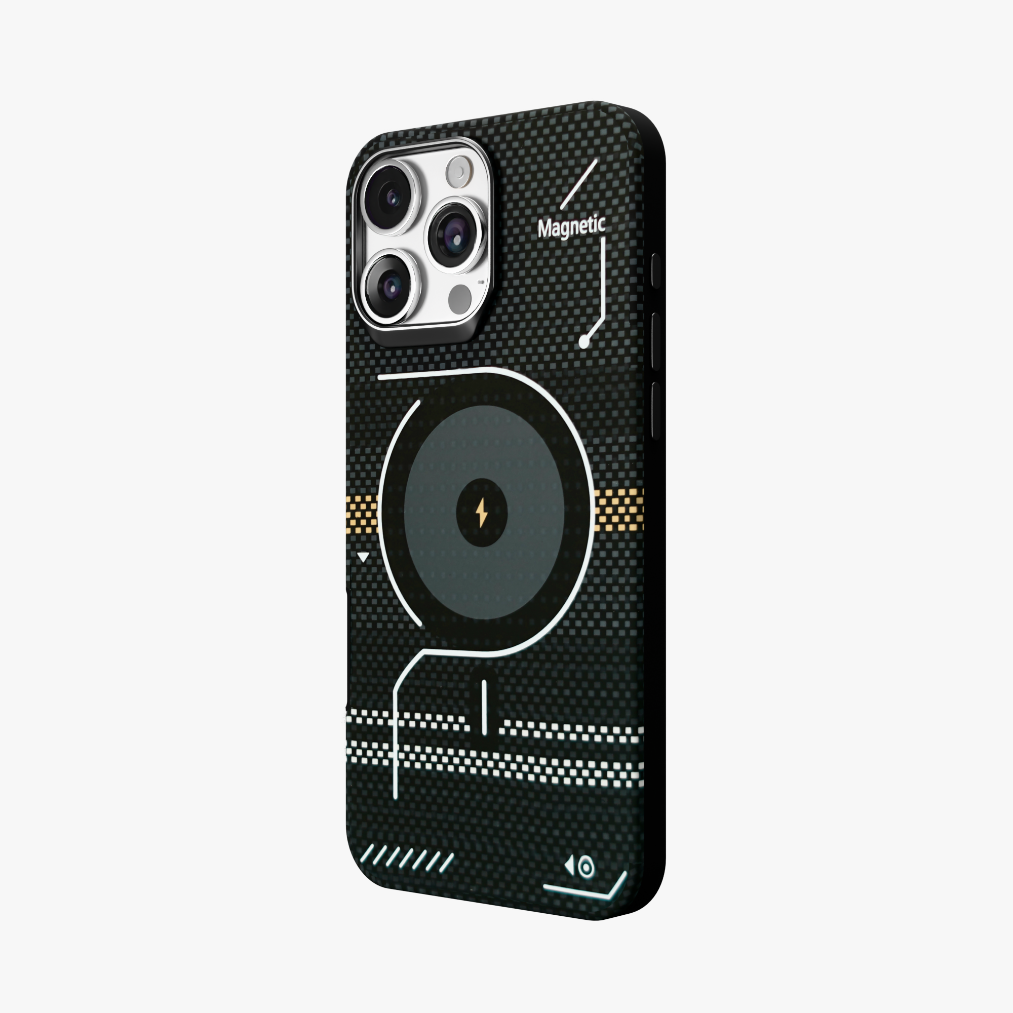 ArtiShell – Black Detachable Layer Modular MagSafe Case for iPhone 16 pro max